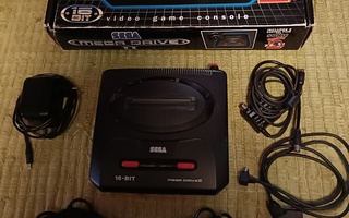 Sega Mega Drive 2 50hz/60hz alkuperäispakkausella