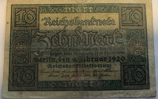 10 Mark 1920 Saksa