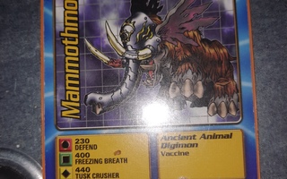 Mammothmon 1999 bandai digimon card