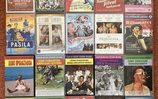 Kotimaisia elokuvia 2€ / kpl