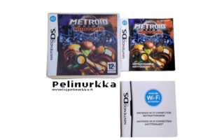 Metroid Prime: Hunters -pelin kotelo + ohjekirja - DS