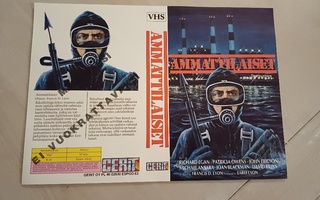 Ammattilaiset VHS kansipaperi / kansilehti