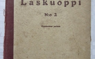 Nestor Ojala: Kansakoulun Laskuoppi N:o 2 ,1922 Sidottu