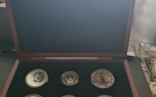 2005 Allied Forces Silver Proof 6 Coin Set