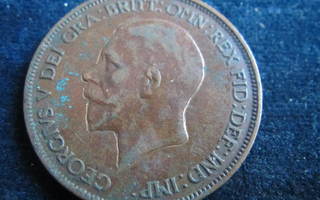 1 penny 1929 Iso-Britannia-Great Britain