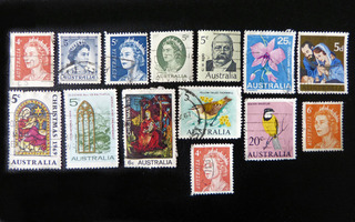 Australia postimerkkejä * 14 kpl *
