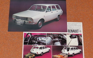 1973 Renault 12 Break esite - KUIN UUSI - suomalainen