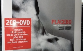 2CD +  DVD  :  PLACEBO : SINGLES 1996-2004 VIDEOS 1996-2004