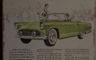 Peltikyltti Ford thunderbird 1956
