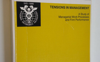Keijo Räsänen : Tensions in management : a study of manag...