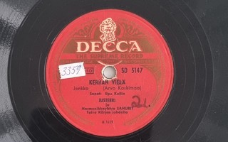 Savikiekko 1951 - Justeeri (Kauko Käyhkö) - Decca SD 5147