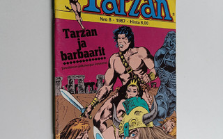 Edgar Rice Burroughs : Tarzan 8/1987 : Tarzan ja barbaarit