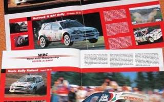 1997 Toyota Motorsports esite - KUIN UUSI - WRC - ralli