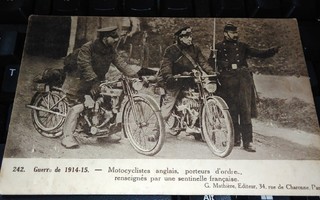 WWI Moottoripyörä 1900alku PK170/13