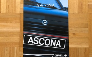 Esite Opel Ascona C 1988, sisältää myös Ascona GT