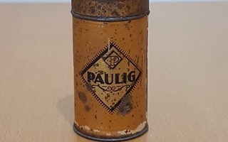 Vanha Paulig vanilliinisokeria purkki