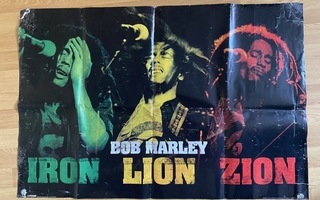 Bob Marley juliste ja tarra