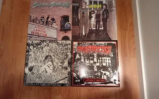 4 x Hardcore/Punk/Crossover/Grindcore LP:tä