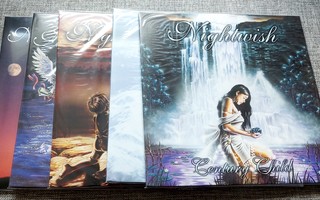 Nightwish 5x 2LP värilliset levyt