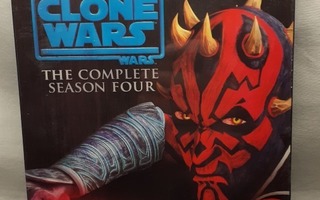 Star Wars The Clone Wars 4 tuotantokausi DVD (UUSI!)