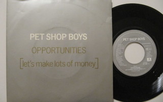 Pet Shop Boys  Opportunities Let's Make Lots Of  7" sinkku