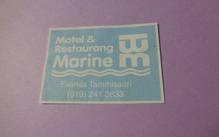 TT-etiketti Motel & Restaurang Marine, Ekenäs Tammisaari