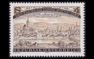 Itävalta 1645 ** Steyrin kaupunki 1000v (1980)