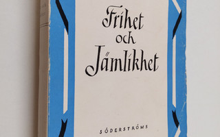 Jan-Magnus Jansson : Frihet och jämlikhet : en studie öve...