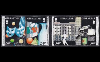 Gibraltar 654-7p ** Europa nykytaide (1993)