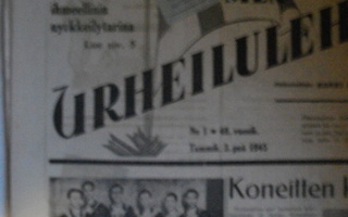 Suomen Urheilulehti Nro 1/1945 (25.2)