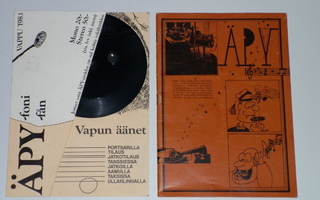 Äpy 1983 Äpy-foni (sis. flexi single) hyväkuntoinen