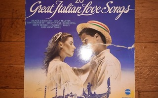 20 Great Italian Love Songs (1983) lp levy