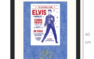 Uusi Elvis Presley taidetaulu kehystetty