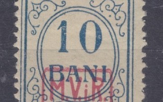 Saksa reich WW1 Romania lunastusmerkki 10 bani