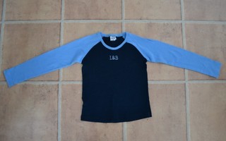 Lingon & Blåbär sininen paita 130cm