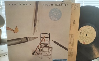 PAUL McCARTNEY, Pipes of peace, LP MEX -83 UPEA KUNTO !!