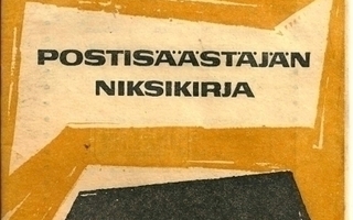 Postisäästäjän niksikirja vuodelta 1956