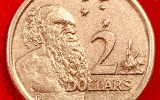 Australia 2 Dollars v.1988 kolikko HH & RDM nimikirjaimilla