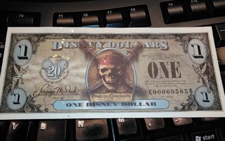 USA 1 Disney Dollar 2007 Pirates of the Caribbean - Black Pe