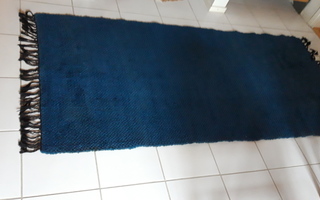 Iso matto,  n. 94 x 210 cm, sininen matto