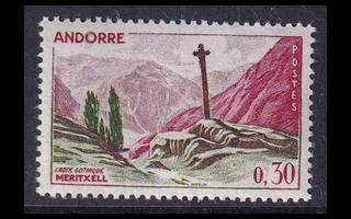 Andorra Fr 169 ** Goottilainen risti 0.30 Fr (1961)