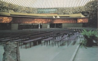 Helsinki: Temppeliaukion kirkko - sisäkuva