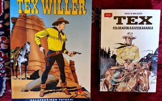 Tex Willer Kirjasta Tex raivostuu ja Tex Coloradon kaivos...