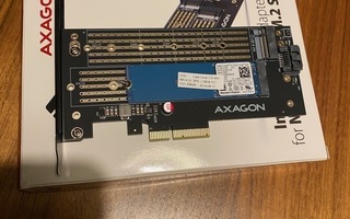 256GB SSD + NVMe + NGFF M.2 -adapteri, PCIe 4.0 x4 + SATA