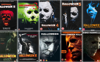 Halloween 1-13, koko slasher kauhu klassikko elokuvasarja