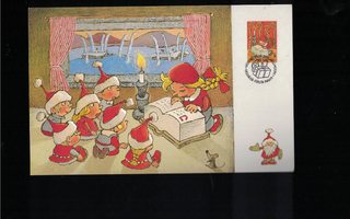 Postin joulukortti 2001