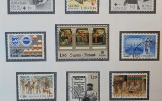 1982 Suomi postimerkki 8 kpl