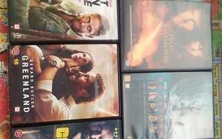 Gerard Butler dvd x 5 eri elokuvaa