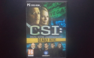 PC DVD: CSI: Deadly Intent peli (2009)