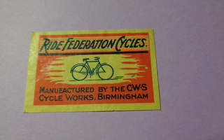 TT-etiketti Ride Federation Cycles